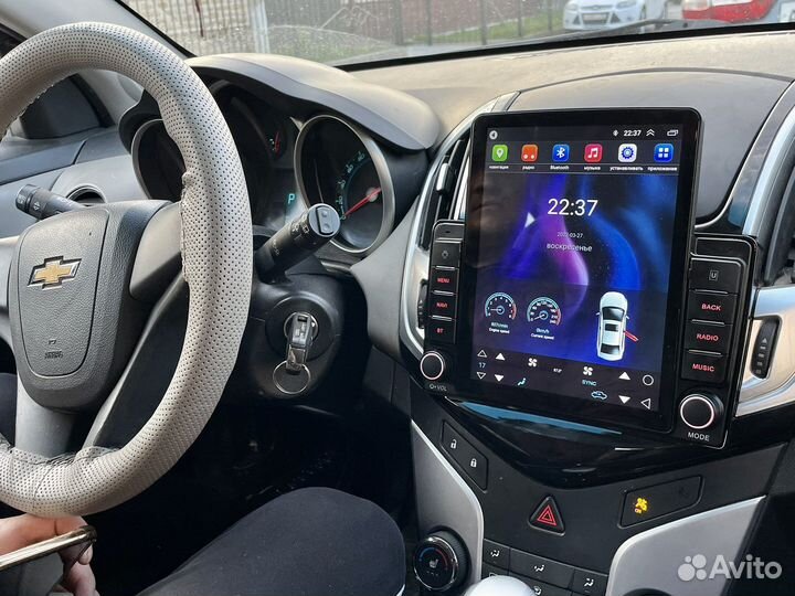 Chevrolet cruze магнитола в стиле tesla