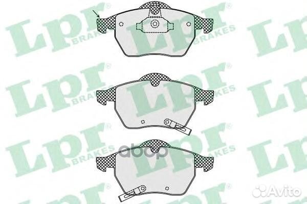 Колодки тормозные дисковые 05P689 Lpr