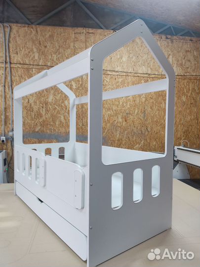 Детская кровать 80 160 домик