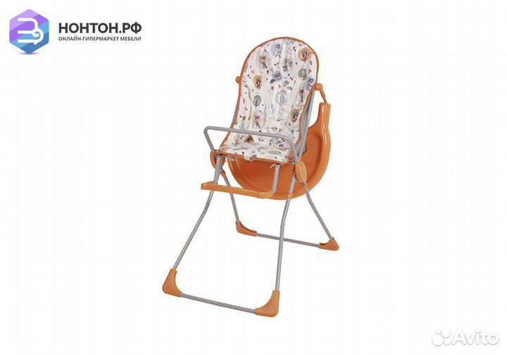 Стульчик для кормления Selby 152 совы оранжевый