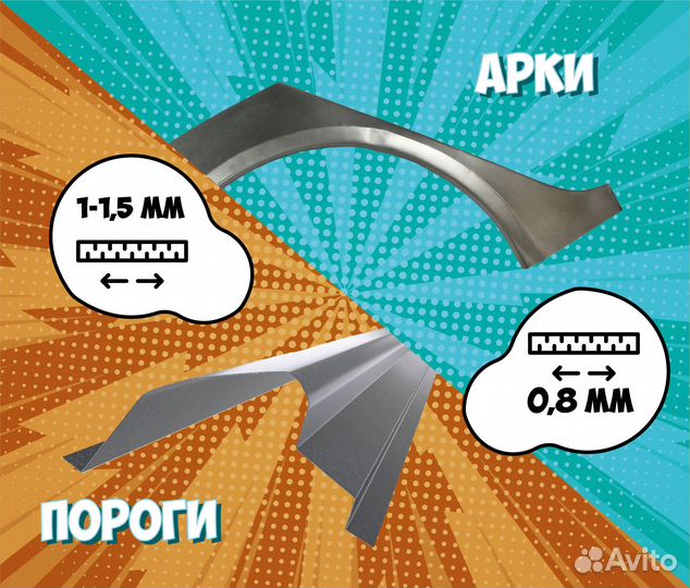 Пороги и арки Chevrolet Aveo T200 Воткинск