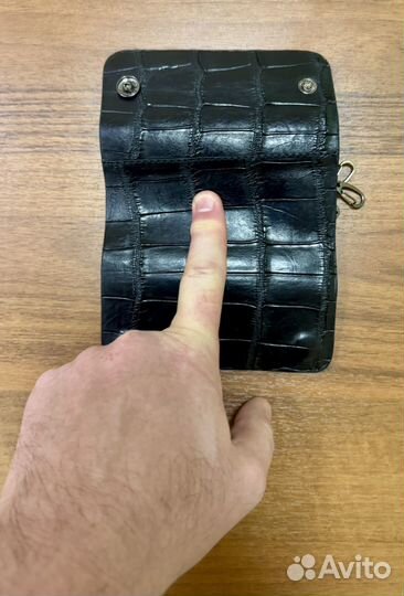 Ключница из кожи крокодила