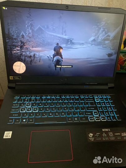 Ноутбук Acer nitro 5 / 17.3 / rtx3060