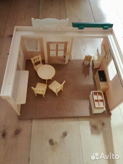 Sylvanian Families домики, бургерная, лайнер