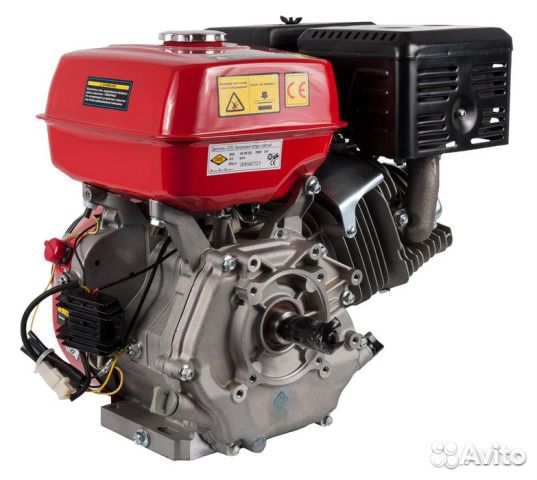 Двигатель DDE 190F-S25GE 25 мм,15л.с, 420 куб см