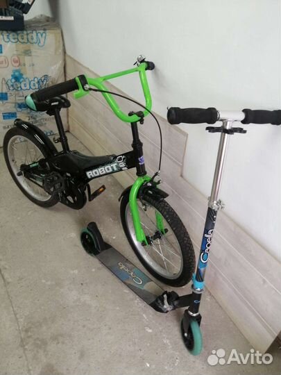 Велосипед, самокат