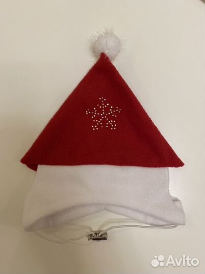 Шапочка новогодняя для собачки