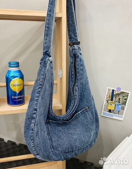 Сумка tsuno bag джинсовая. y2k. Унисекс. 3 цвета