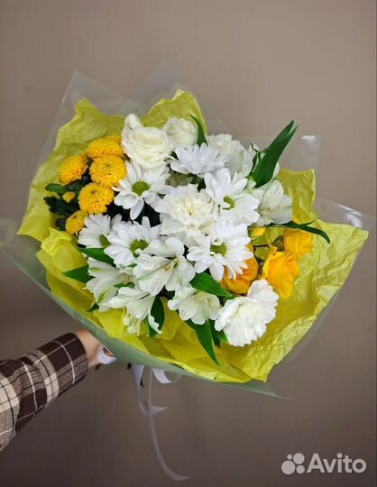 Букет цветов хризантема