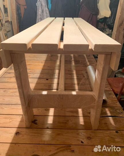 Лежак для бани и сауны. Парящий стол