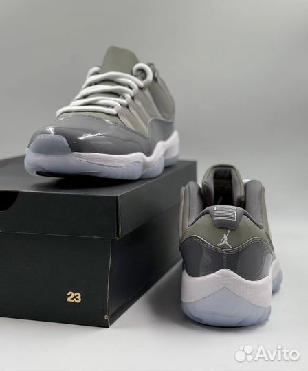 Кроссовки Nike Air Jordan 11 Low Pro Grey Jump