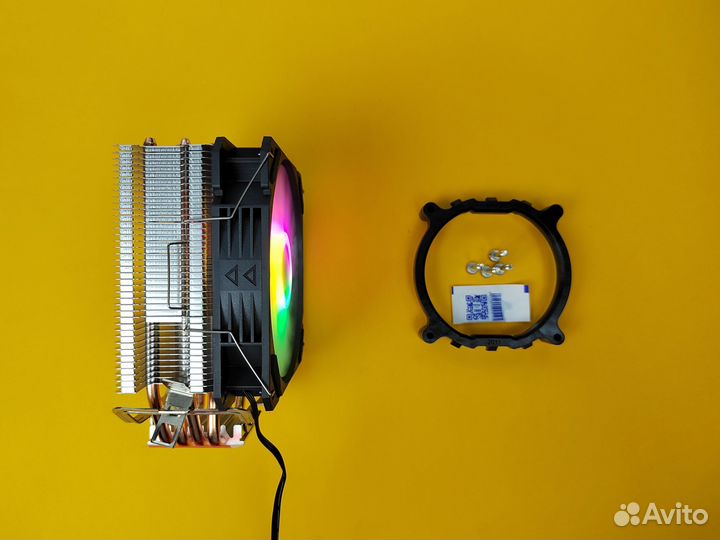 Кулер Башенный RGB 180W 3PIN LC-1000 Универсальный