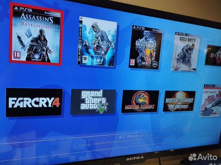 PlayStation 3 super slim прошитая белая +500 гб