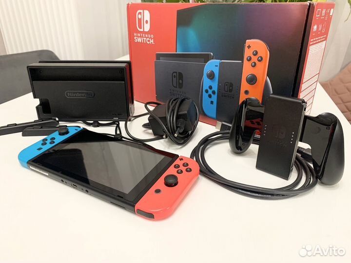 Nintendo Switch — 2-я ревизия (оригинал, ростест)