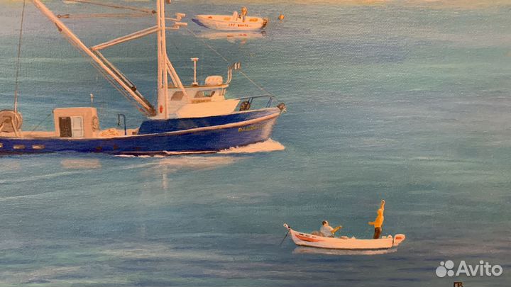 Картина маслом Остров Сими