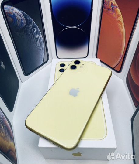 iPhone 11 256gb Yellow Витринный, Магазин, Кредит