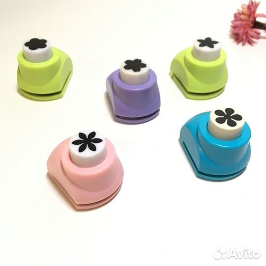 Фигурные дыроколы. Набор 5 шт. 16 мм