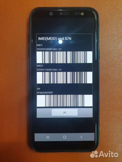 Samsung galaxy a6 3/32