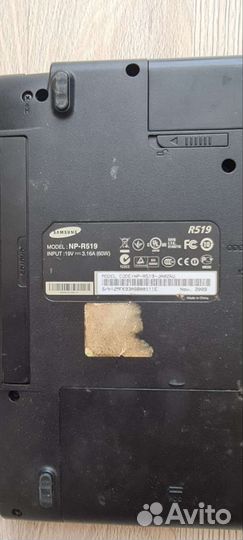 Ноутбук samsung r519