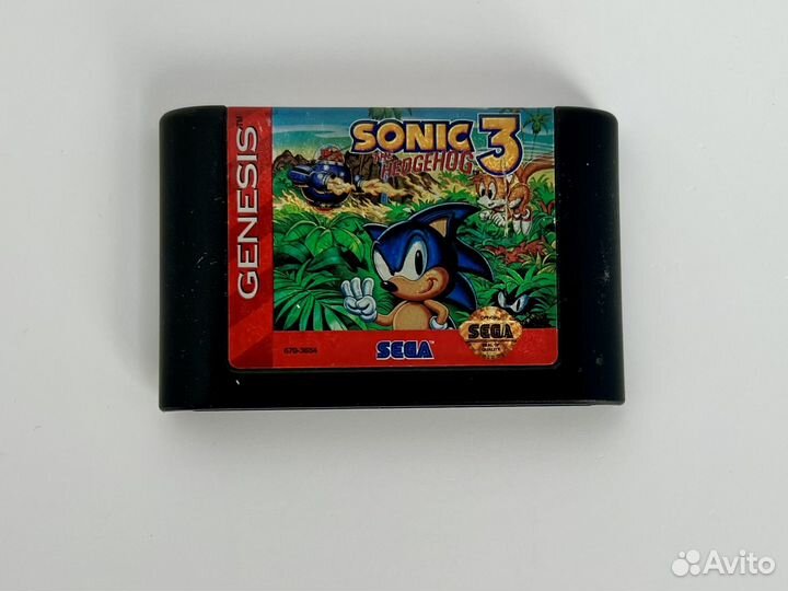 Sonic The Hedgehog 3 для Sega Genesis полный компл