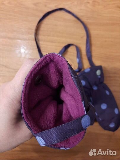 Варежки зимние детские на 1 год