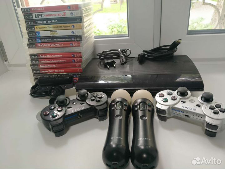 Ps3 и диски на ps3 и геймпады