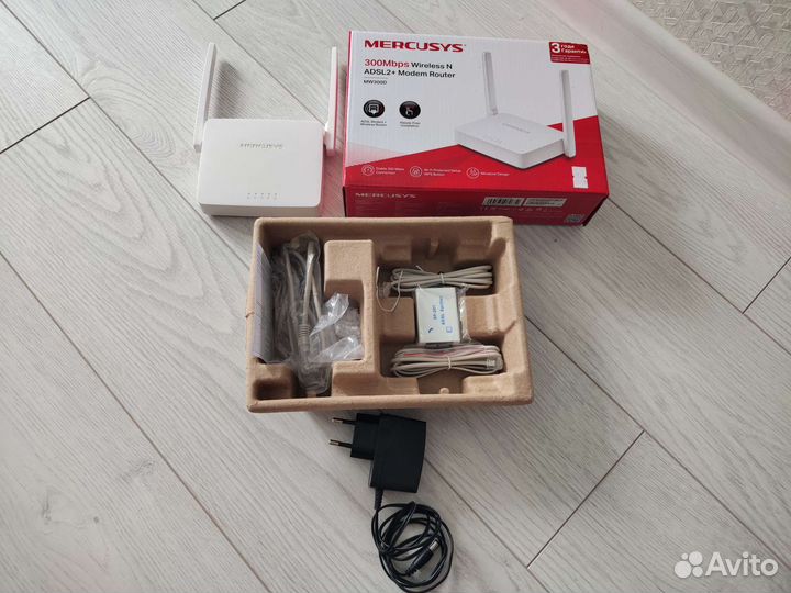 Wi-Fi Роутер adsl2+ Mercusys MW300D