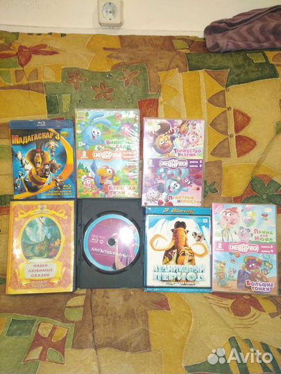 Dvd и Аудио диски.для детей