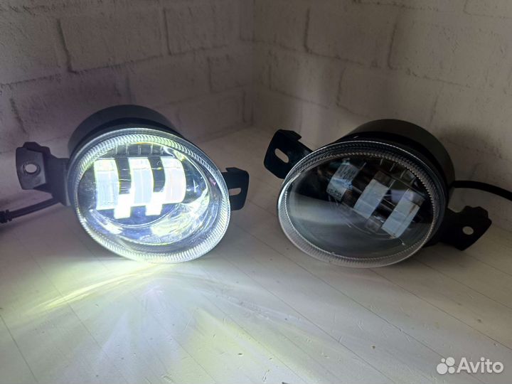 Светодиодные противотуманные фары на BMW X5 E70
