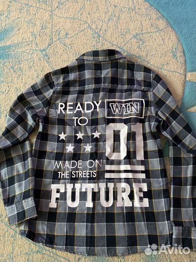 Рубашка для мальчика Глория джинс 164 р