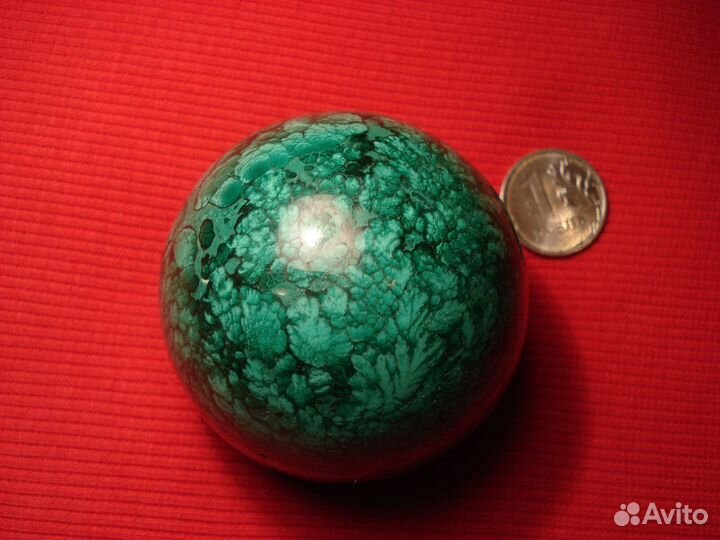 Шар Малахит Урал Хозяйка медной Горы Данила Мастер