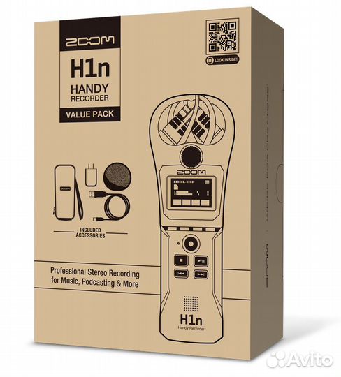 Рекордер Zoom H1n-VP с набором аксессуаров