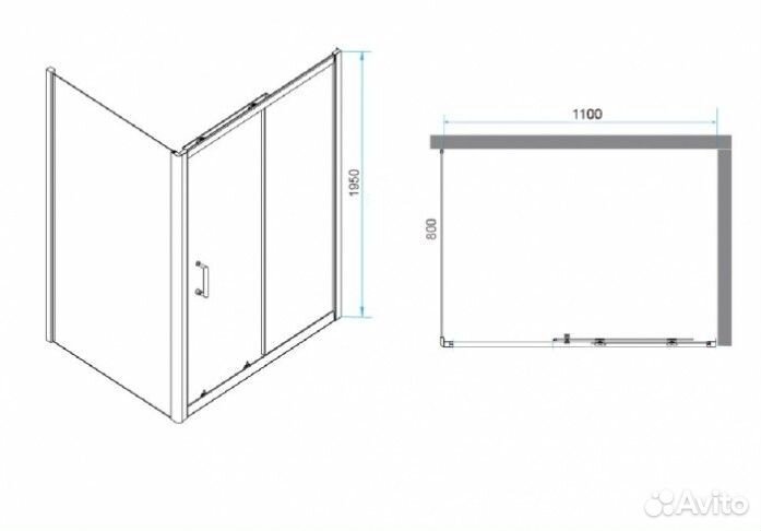 Душевой уголок RGW Passage PA-74B 110x80