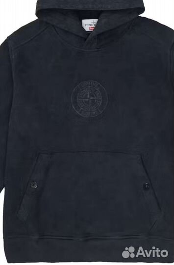 Stone island hooded sweatshirt