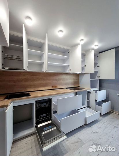 Кухни на заказ с современной фурнитурой