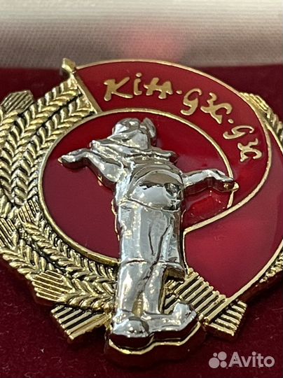 Значок кин-дза-дза Раритет UNC вес 27 г