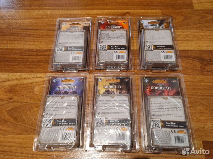 6 паков Warhammer 40 000: Conquest