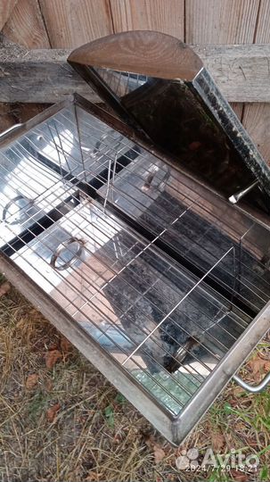 Коптильня для горячего и холодного копчения