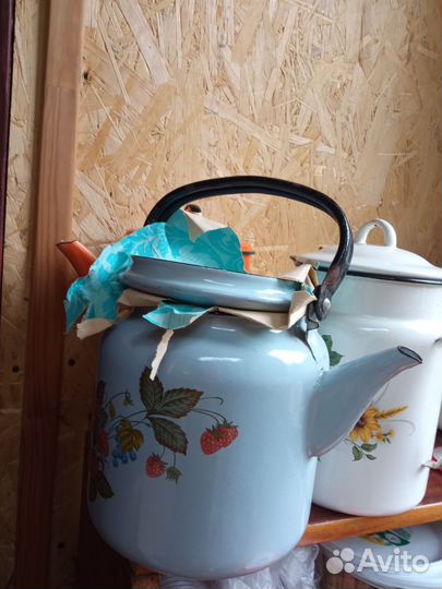 Эмалированная посуда СССР новая