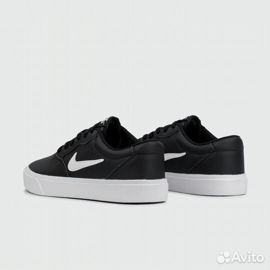 Кеды Nike SB Chron Leather Black White