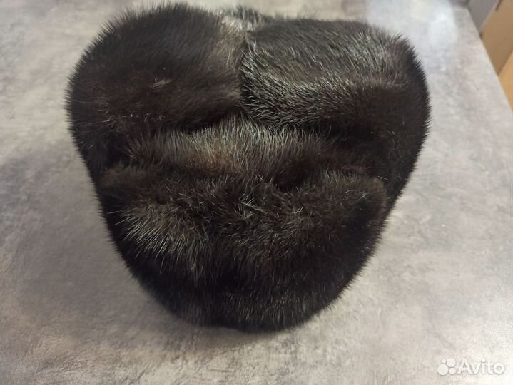Норковая шапка мужская