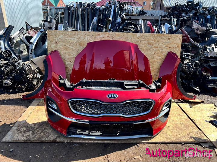 Ноускат морда в сборе Kia sportage 4 рестайлинг