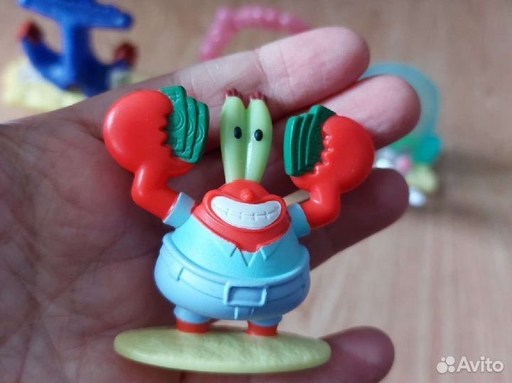 Игрушки из макдональдса Губка Боб и Баскетбол