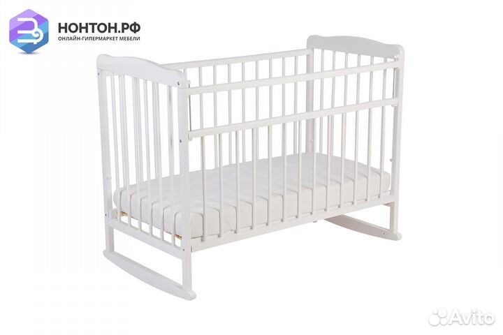 Кроватка детская Белла белая