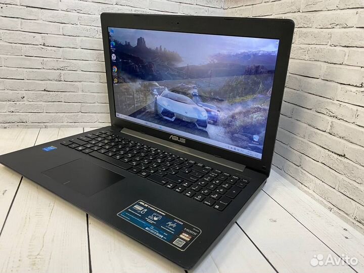 Производительный ноутбук Asus SSD / 4 ядра