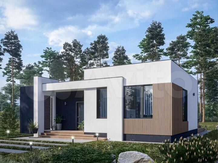 Коттедж 97 м² на участке 81 сот.