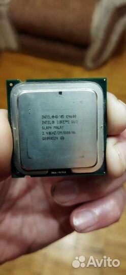 Процессор intel core 2 duo E4600