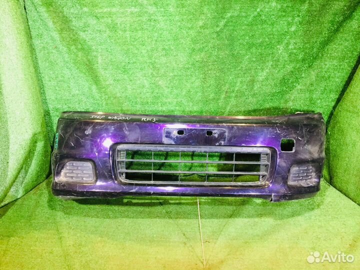 Бампер передний Honda Stepwgn RF3 RF8 Баклажантрещ