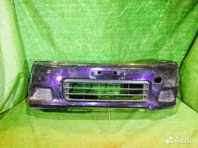 Бампер передний Honda Stepwgn RF3 RF8 Баклажантрещ