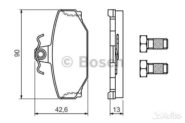 Колодки тормозные дисковые